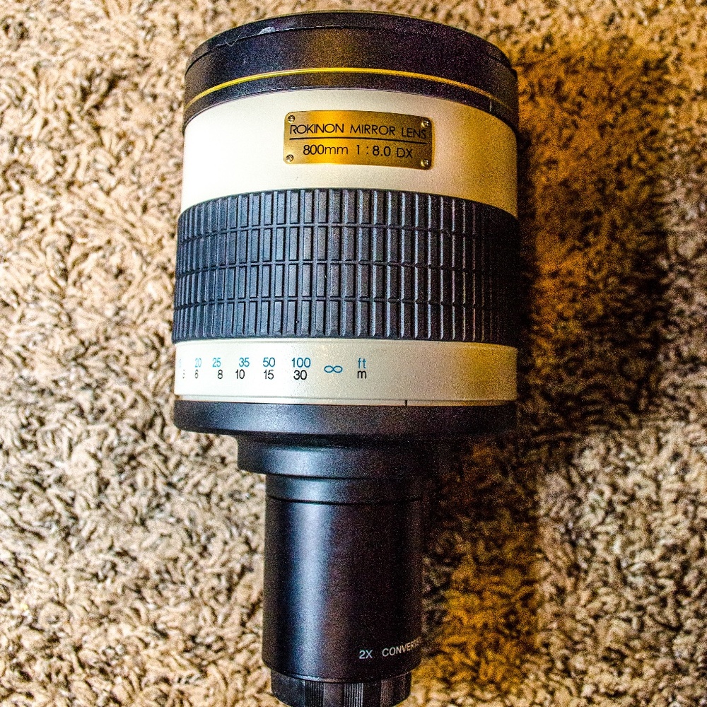 Rokinon Mirror Lens 800mm 1:8.0 DX